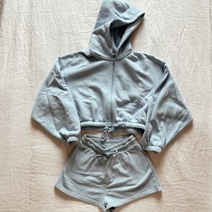 H&M hoodie/shorts set